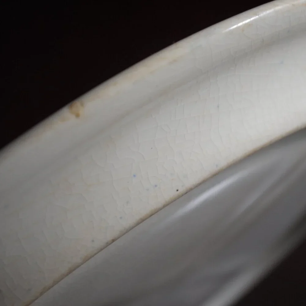 Vintage Blue & White Divided Plate Made in Germany